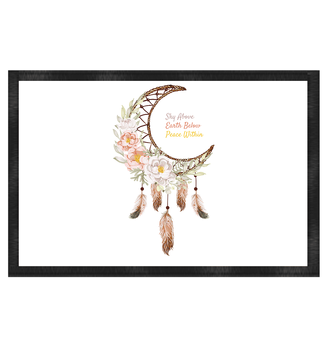 DER EINKLANG IN RAUM UND ZEIT - Fußmatte