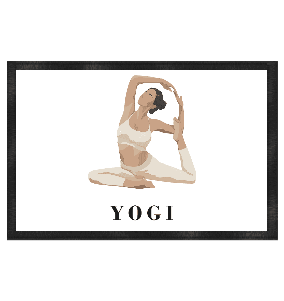 FLEXIBEL SEIN MIT YOGA - Fußmatte