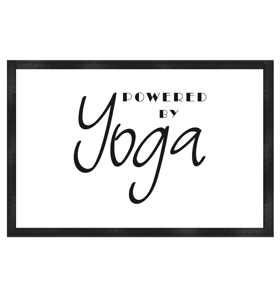 POWERED BY YOGA - Fußmatte