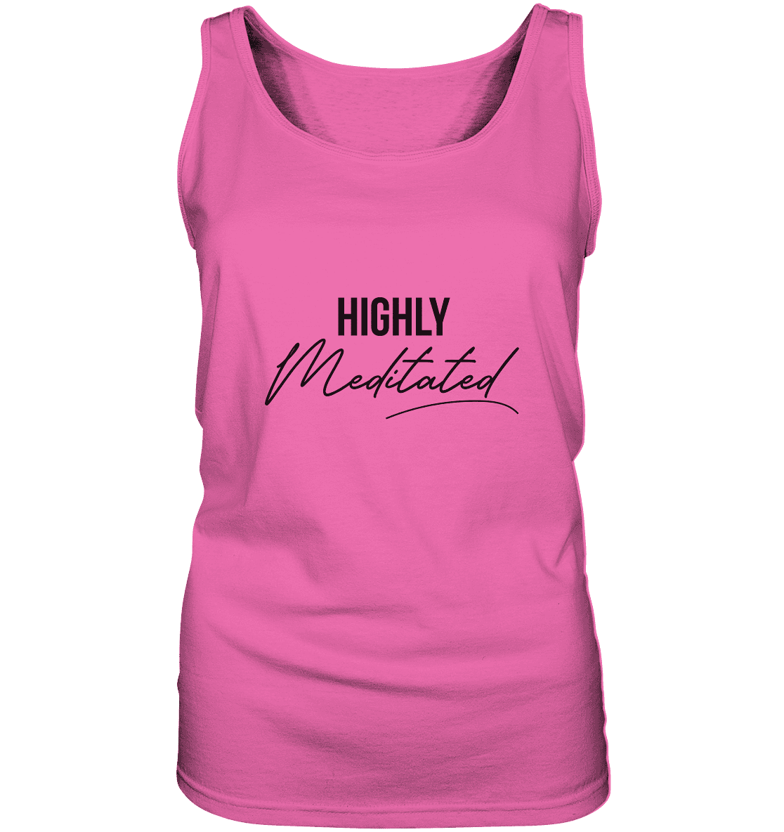 HIGHLY MEDITATED - Damen Tank-Top