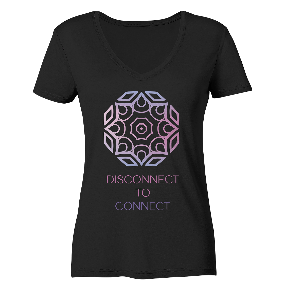 DISCONNECT TO CONNECT - DamenV-Neck Shirt