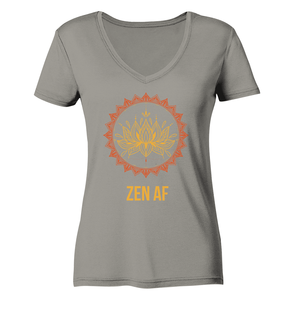 ZEN AF - Damen V-Neck Shirt Bio