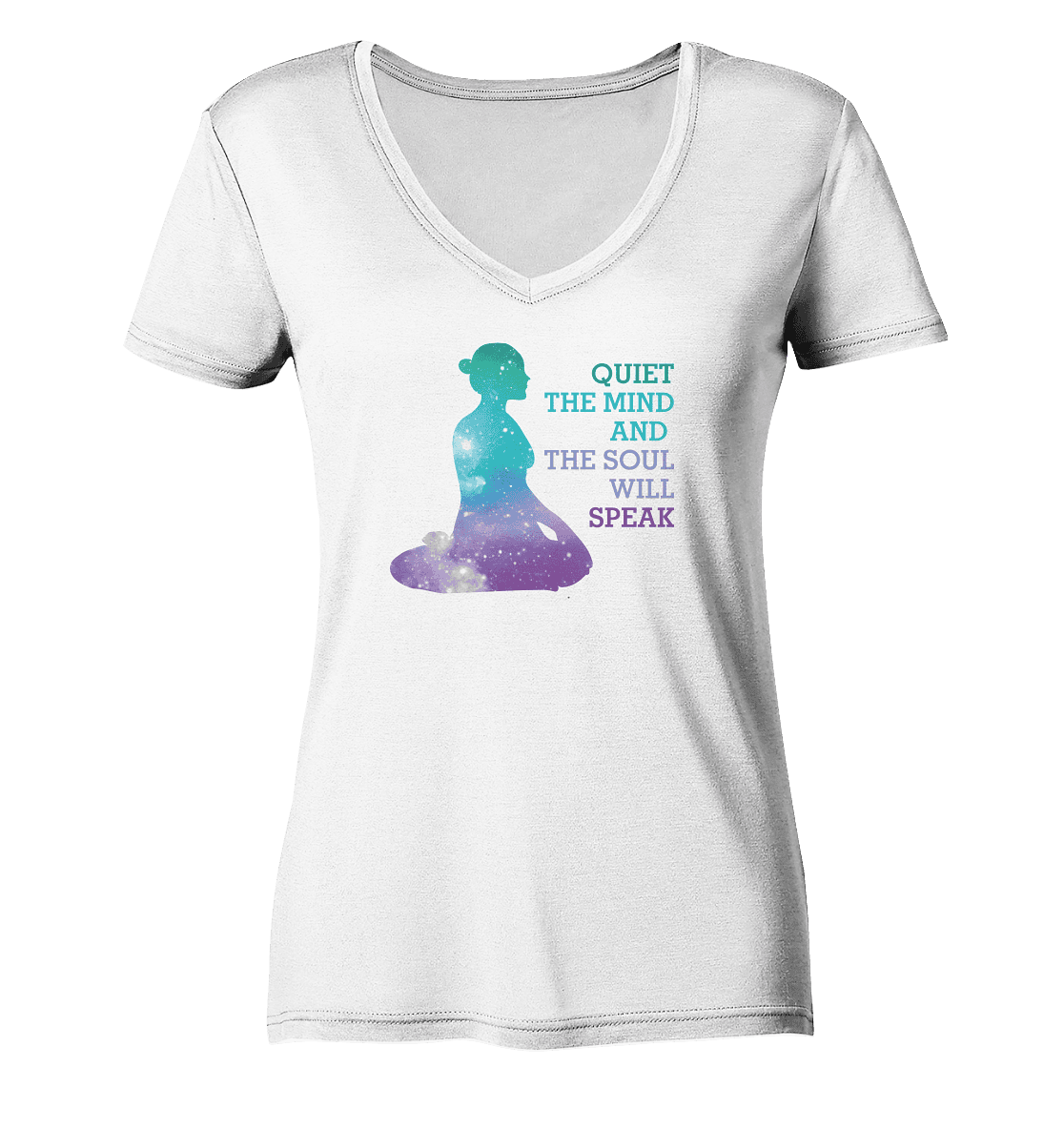 YOGA IS ABOUT SELF - Damen V-Neck Shirt