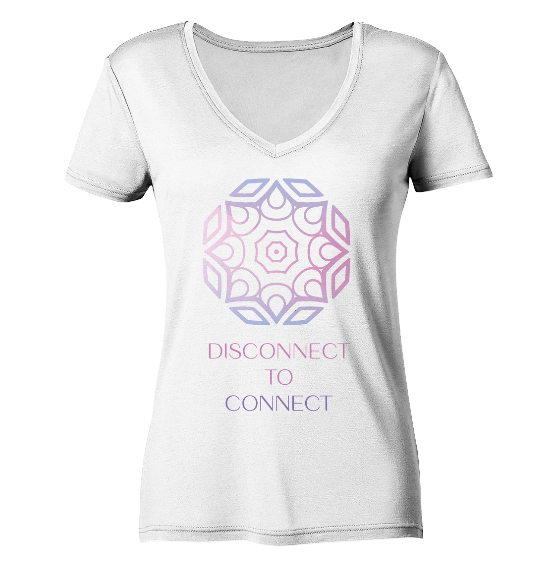 DISCONNECT TO CONNECT - DamenV-Neck Shirt
