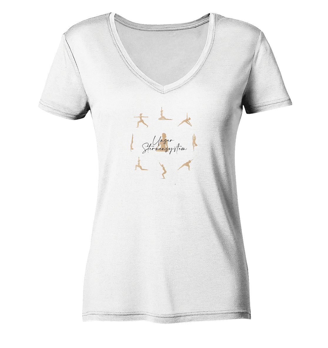 Körper & Geist - Damen V-Neck Shirt Bio