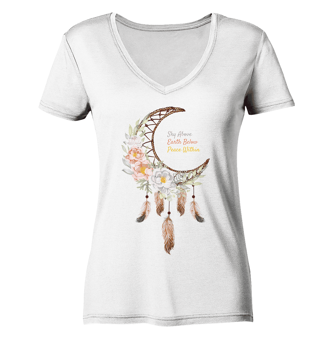 DER EINKLANG IN RAUM UND ZEIT - Damen V-Neck Shirt
