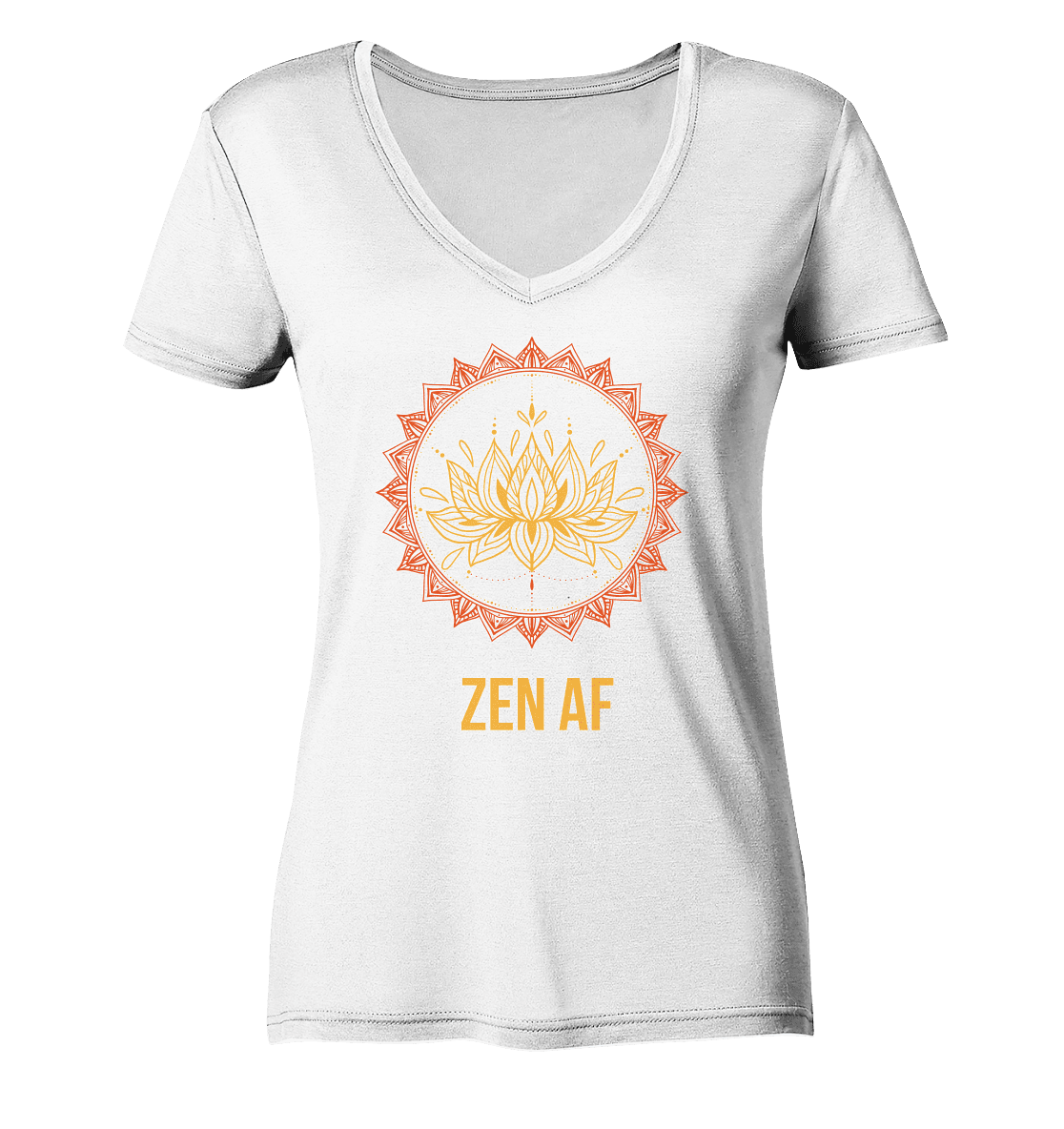 ZEN AF - Damen V-Neck Shirt Bio