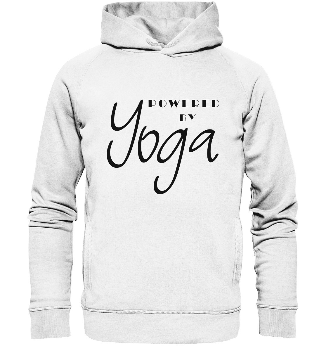 POWERED BY YOGA - UNISEX HOODIE BIO