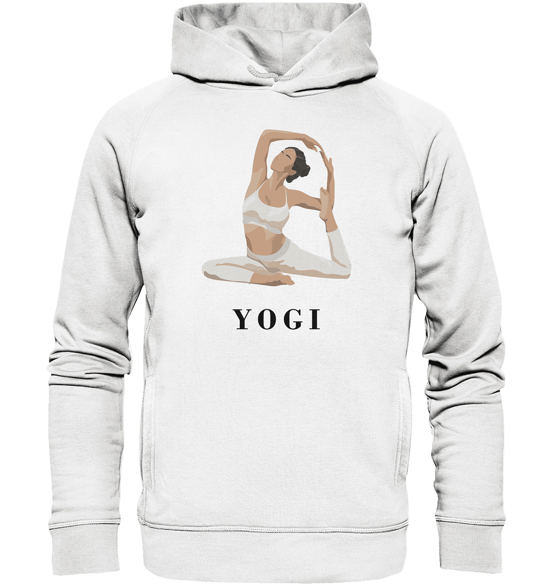 FLEXIBEL SEIN MIT YOGA - Unisex Hoodie Bio