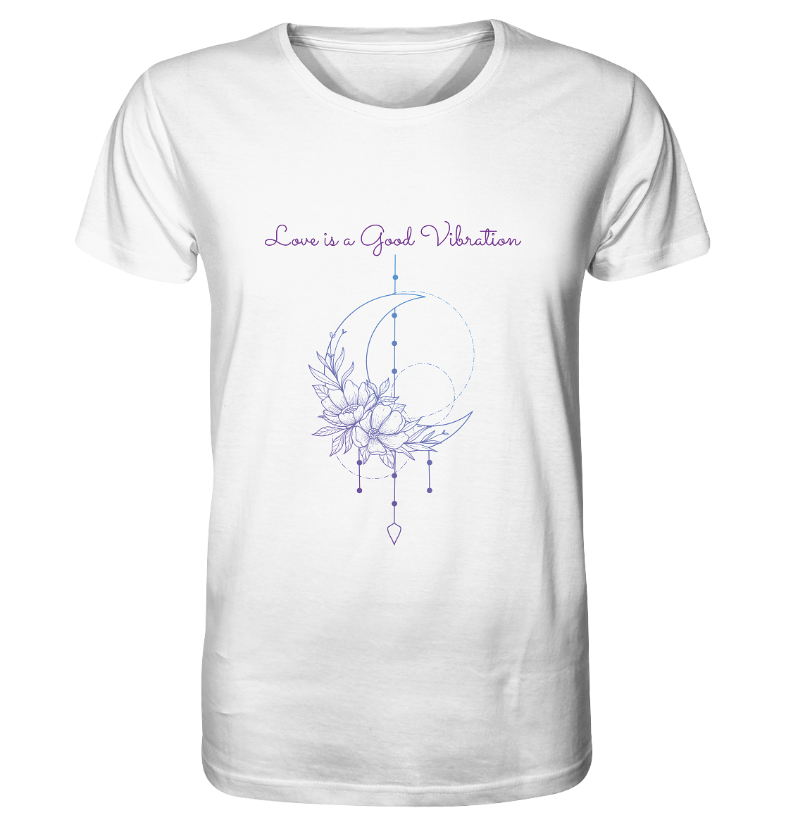 LOVE IS A GOOD VIBRATION - Herren T-Shirt Bio