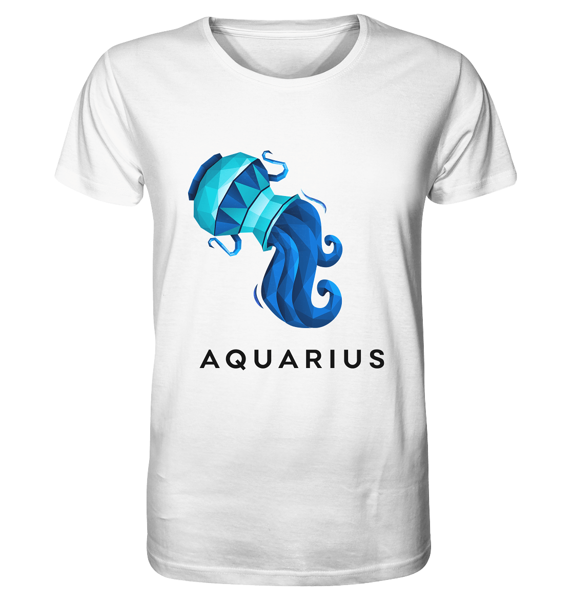 Wassermann Sternzeichen (Aquarius) - Organic Shirt