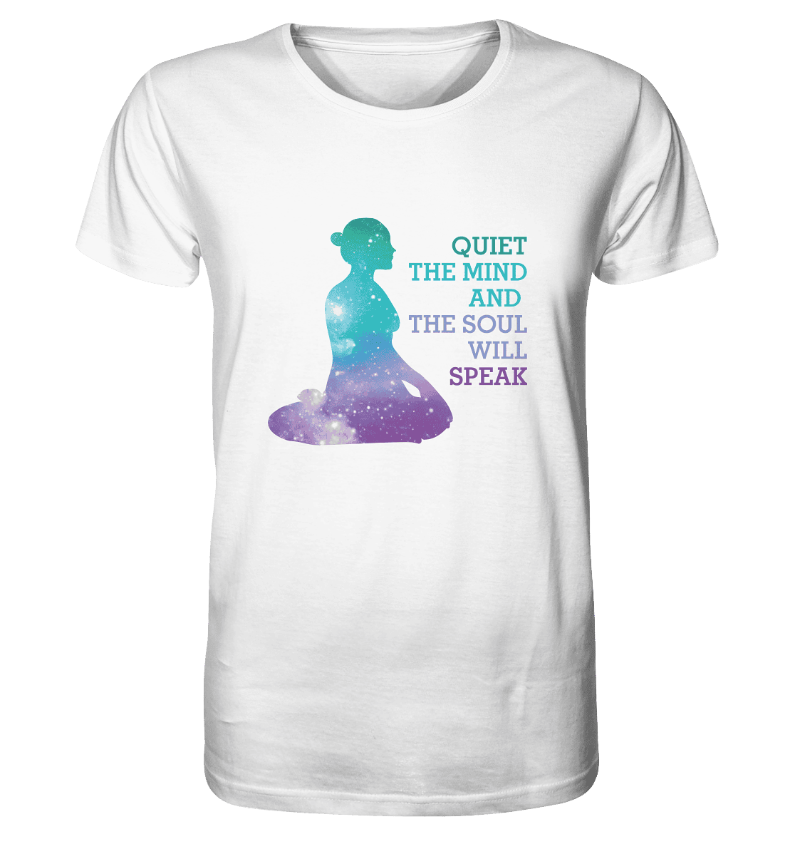 YOGA IS ABOUT SELF - Herren T-Shirt Bioqualität