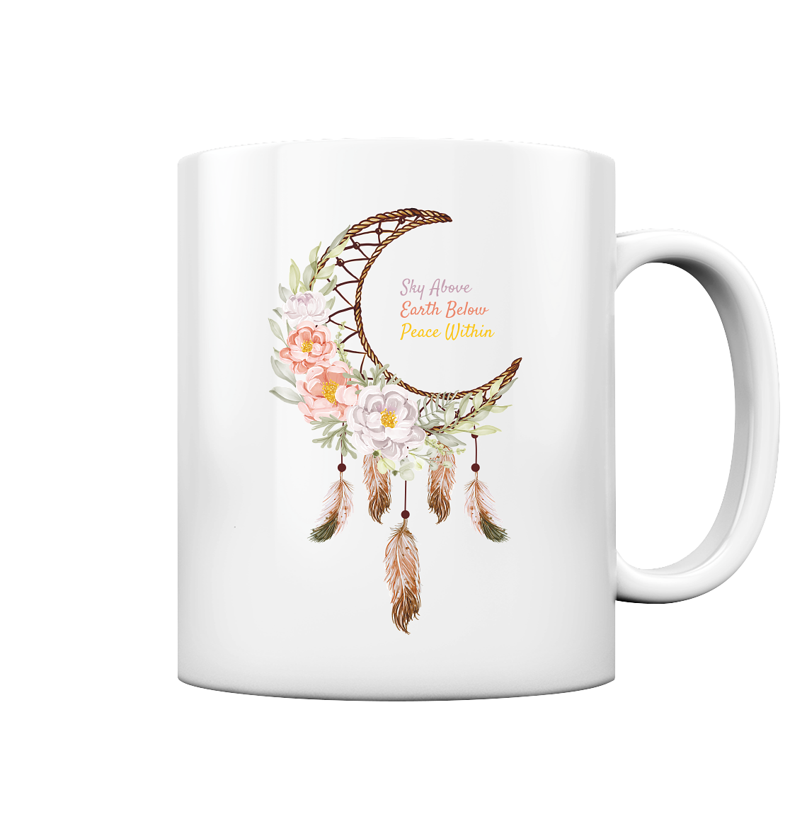 DER EINKLANG IN RAUM UND ZEIT - Tasse glossy
