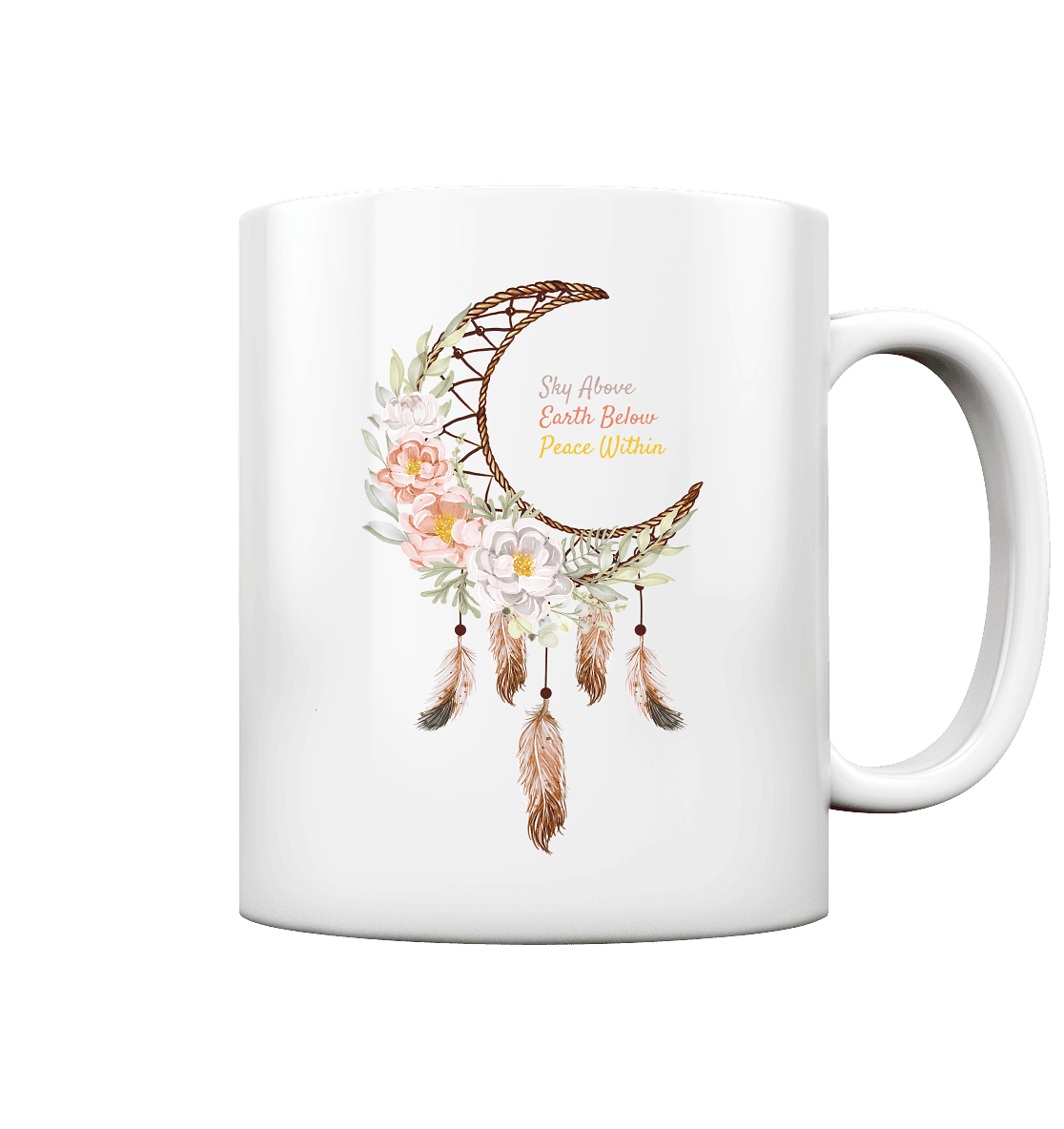 DER EINKLANG IN RAUM UND ZEIT - Tasse glossy