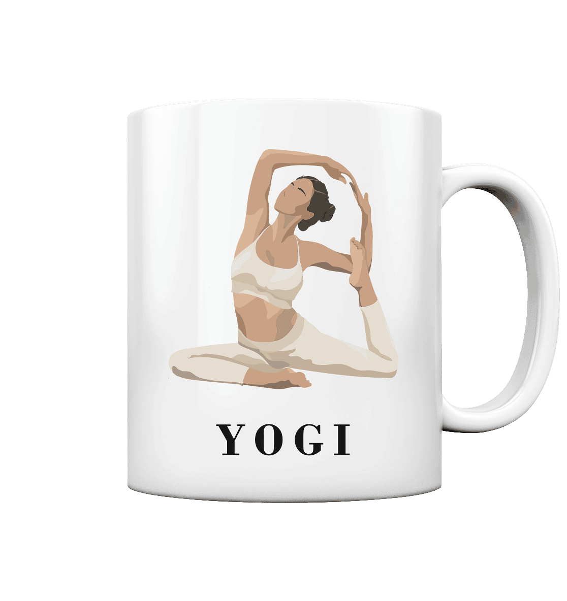 FLEXIBEL SEIN MIT YOGA - Tasse glossy