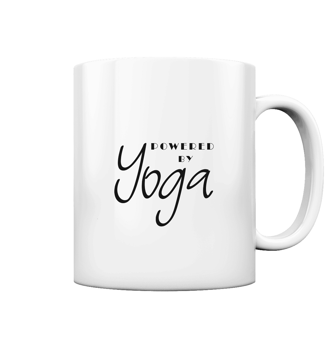 POWERED BY YOGA - Tasse glossy