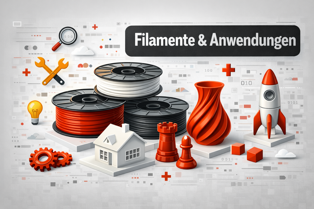 Filamente Anwendungen 3d druck