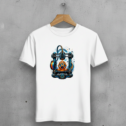 Herren Bio T-Shirt mit 3D-Druck – dein Motiv, deine Haptik