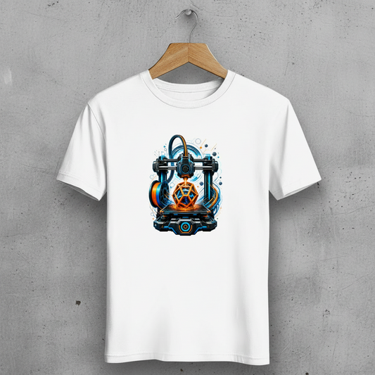 Herren Bio T-Shirt mit 3D-Druck – dein Motiv, deine Haptik