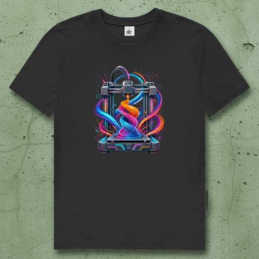 Herren Bio T-Shirt 3D Drucker – für Maker mit Stil