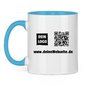 Tasse zweifarbig Dein Logo