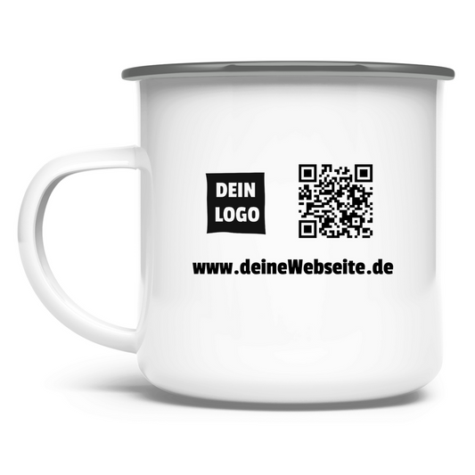 Emaille Tasse Dein Logo