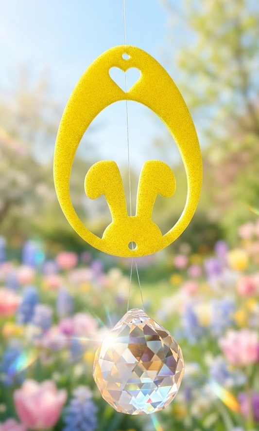 Fensterdeko „Osterhase im Ei“ Set - STL Datei