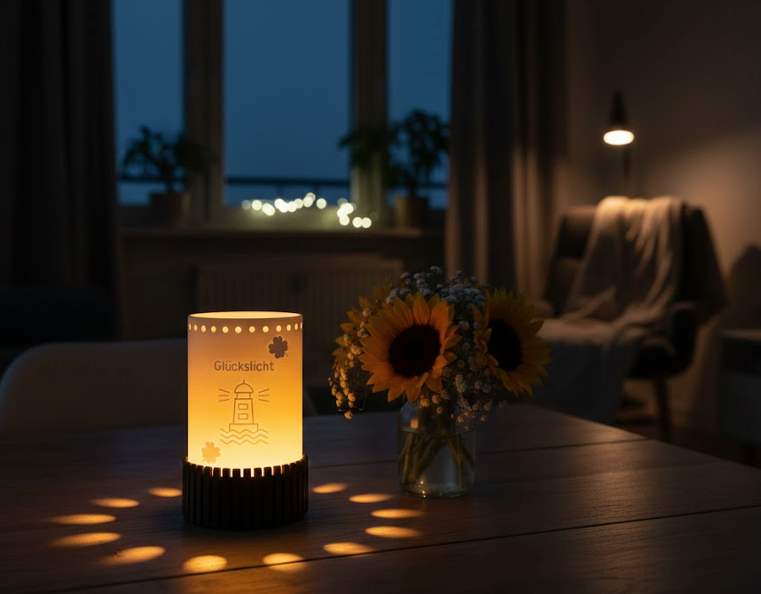 Leuchtturm Glückswindlicht STL Datei