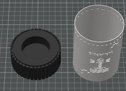 Leuchtturm Glückswindlicht STL Datei