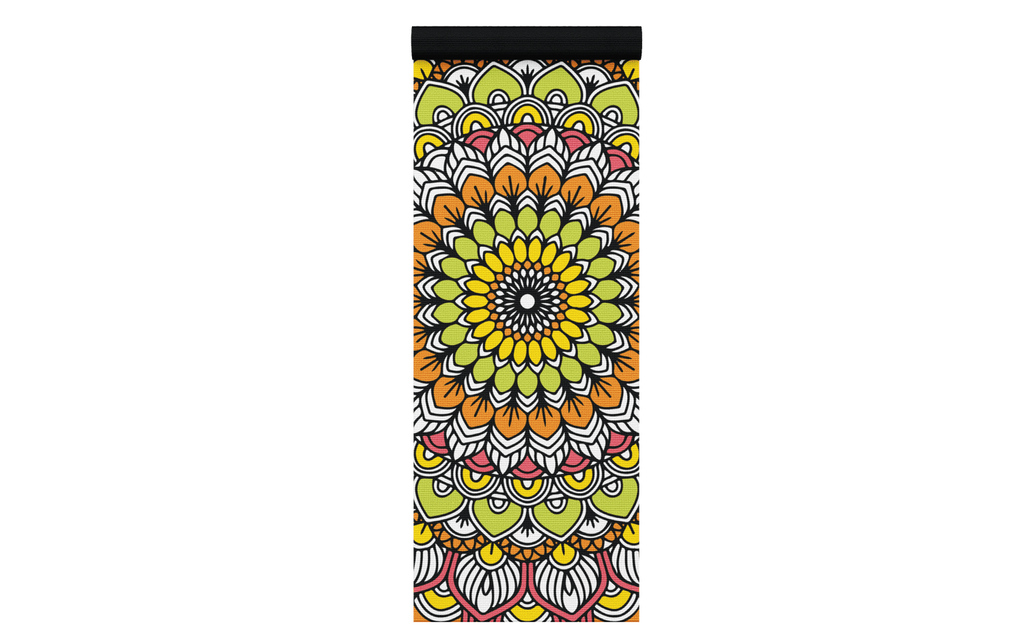 Yogamatte - Mandala Yellow