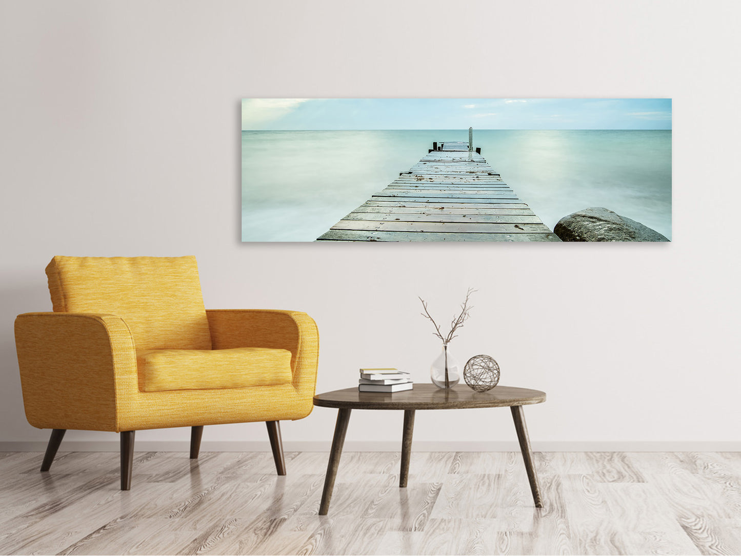 Leinwandbild Panorama Ein Platz der Stille