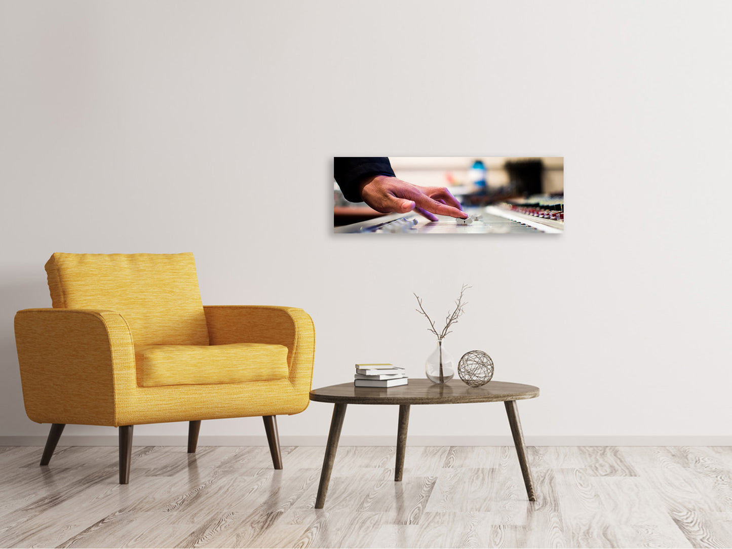 Leinwandbild Panorama Musik Macher