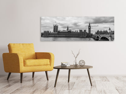 Leinwandbild Panorama Wolken über London