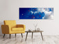 Leinwandbild Panorama Ein Himmel voller Herzen