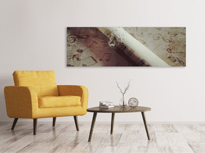 Leinwandbild Panorama Eine Melodie