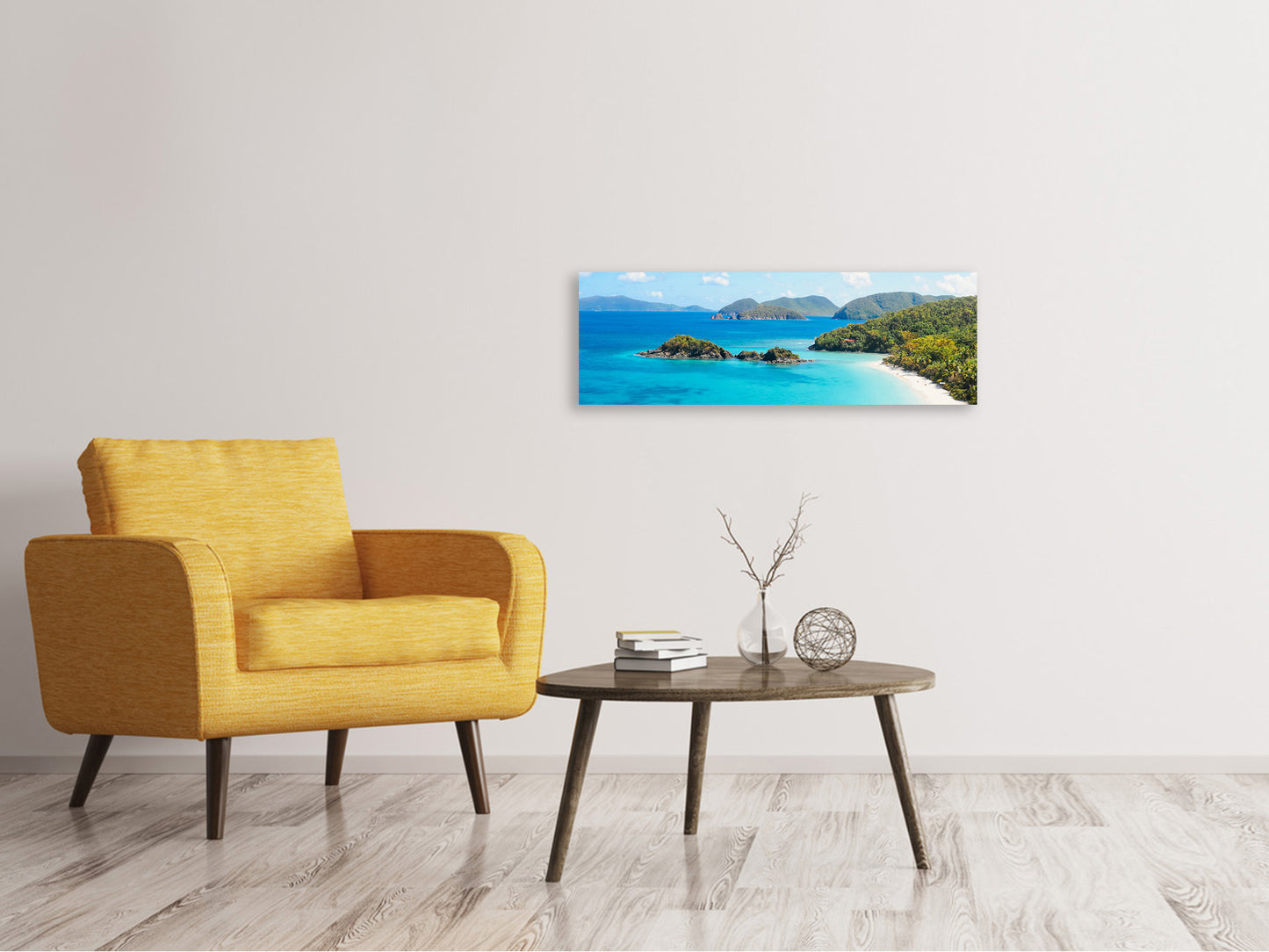 Leinwandbild Panorama Mein Lieblinsplatz am Strand