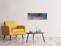 Leinwandbild Panorama Glas bunt satiniert
