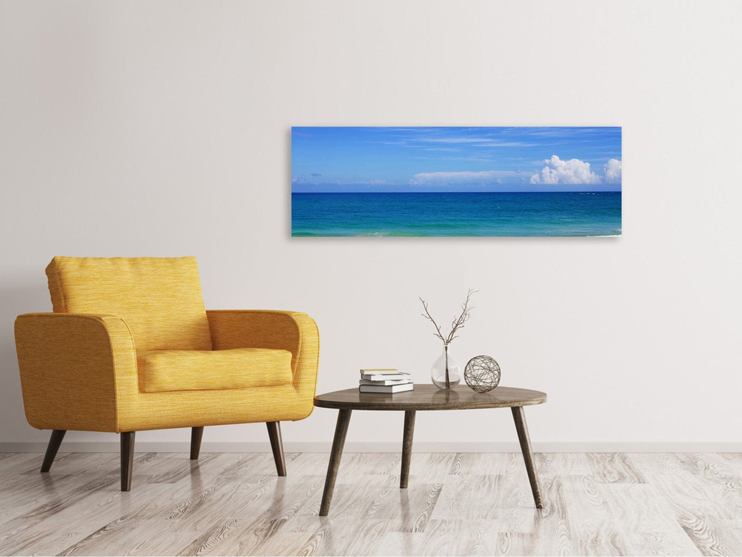 Leinwandbild Panorama Beste Strandlage