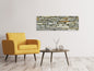 Leinwandbild Panorama Mauer Design