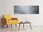 Leinwandbild Panorama Dunkle Regentropfen an der Wand