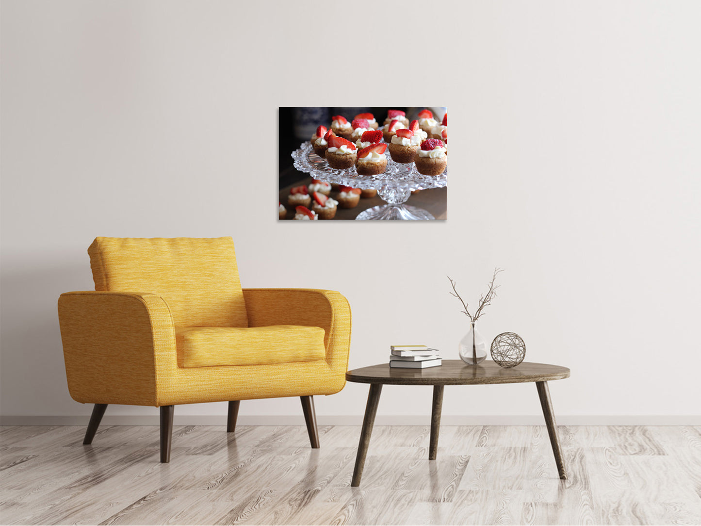 Leinwandbild Mini Kuchen