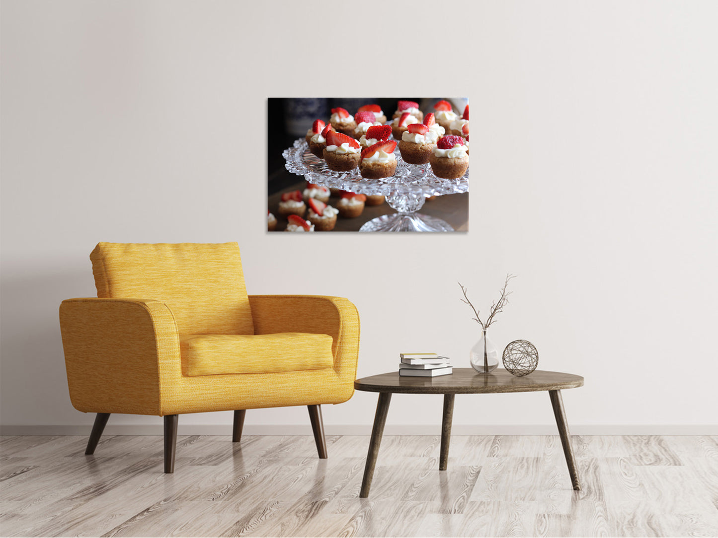 Leinwandbild Mini Kuchen