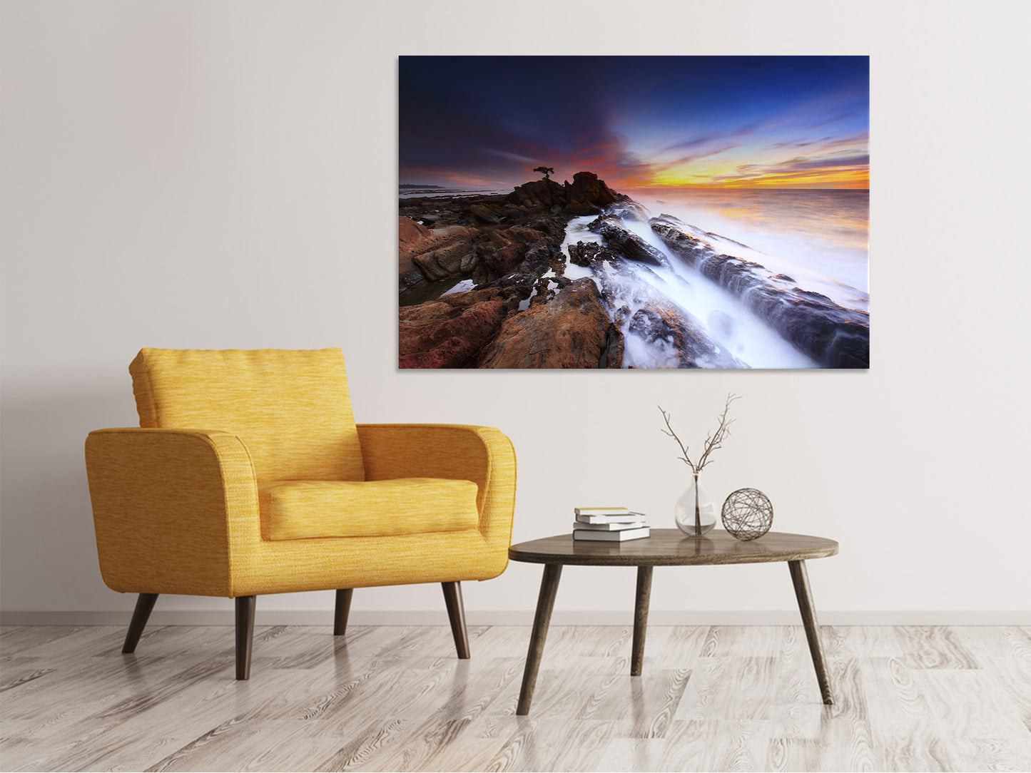 Leinwandbild Naturgewalt Wasser