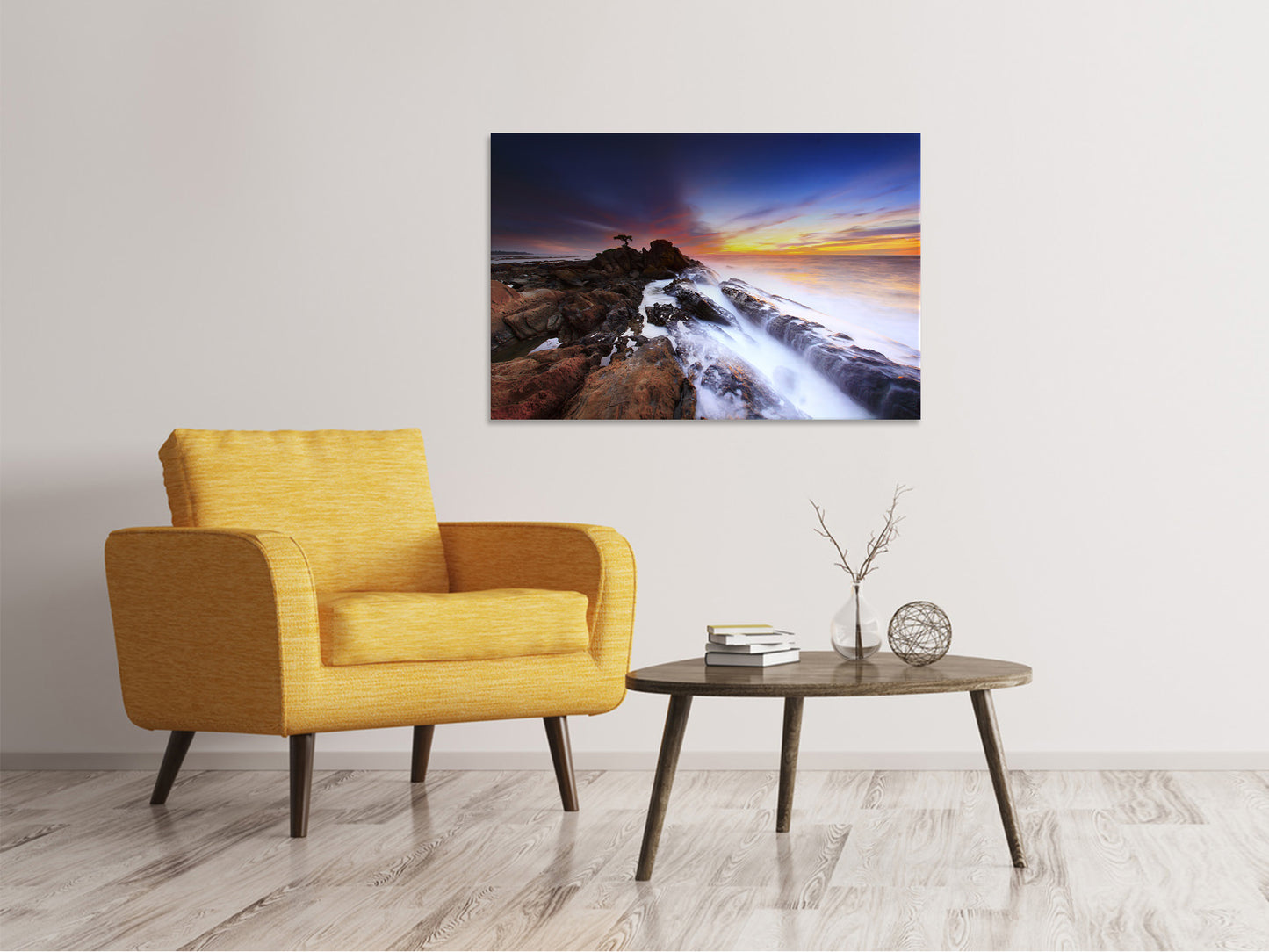 Leinwandbild Naturgewalt Wasser