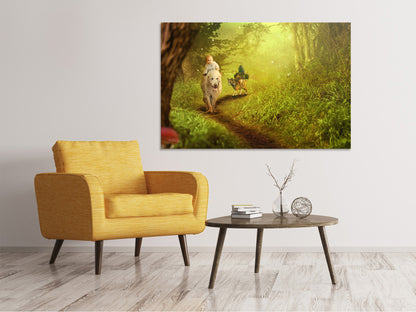 Leinwandbild Wald Ausflug