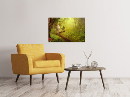 Leinwandbild Wald Ausflug