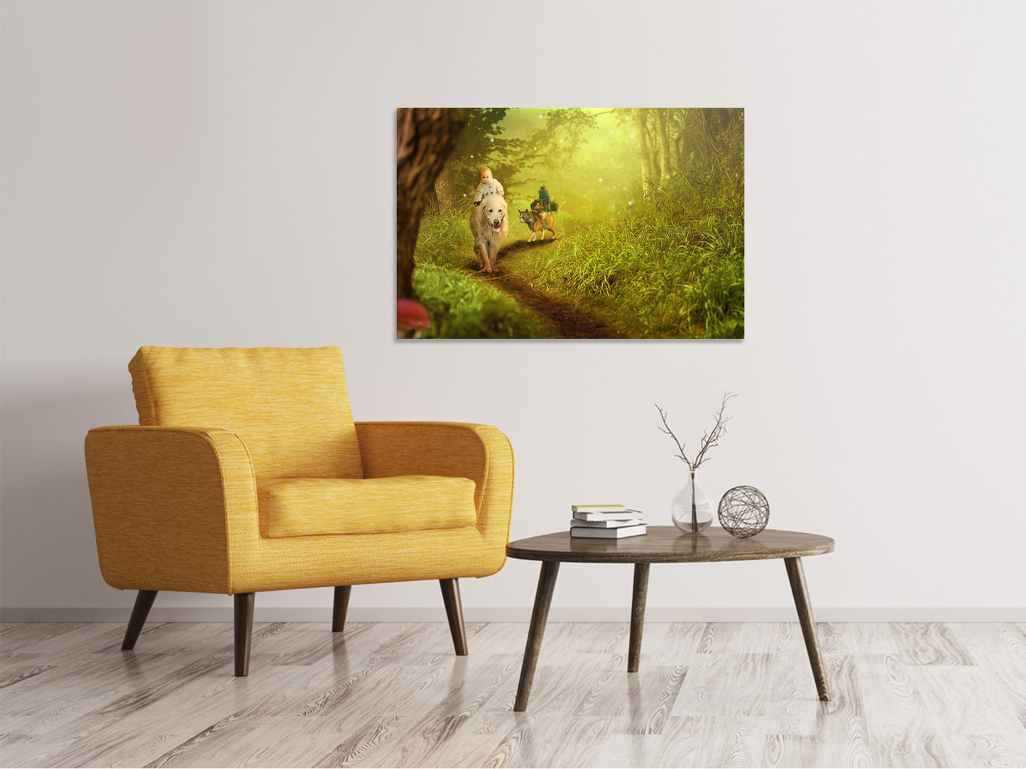 Leinwandbild Wald Ausflug