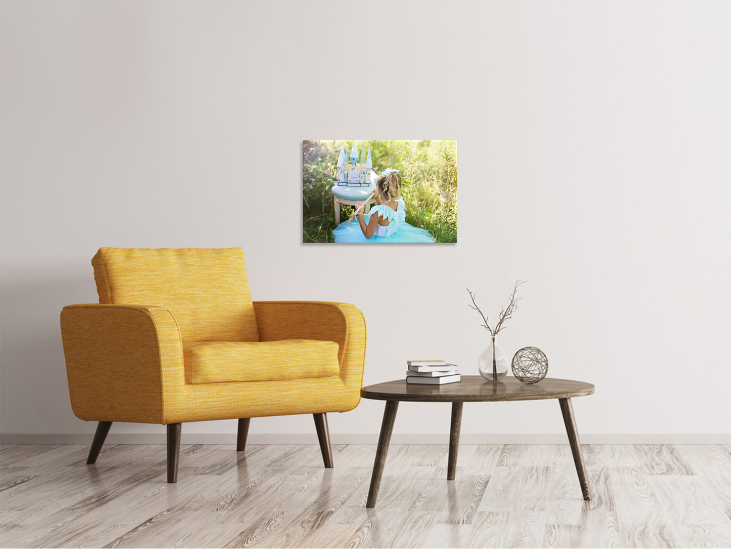 Leinwandbild Spielende Prinzessin
