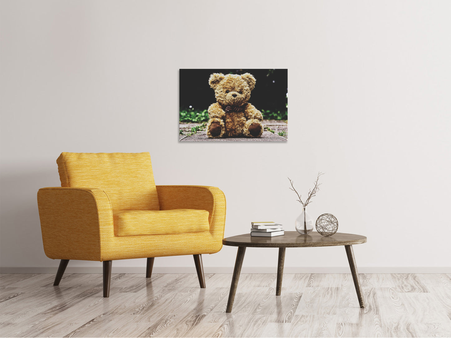 Leinwandbild Love Teddy