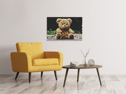 Leinwandbild Love Teddy